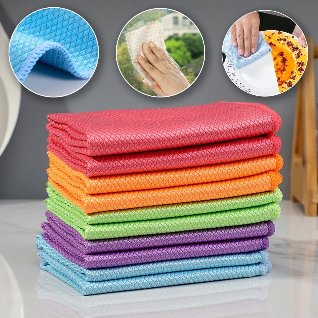 Lively® Accessoires cuisines 10 Pièce Chiffons en microfibre | Lively®